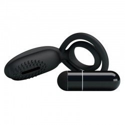 Pretty Love Sex Products For Couple Clitoral Stimulation Cock Ring Vibrator Silicone Sex Toy Penis Sleeve Adult Pleasure Vib