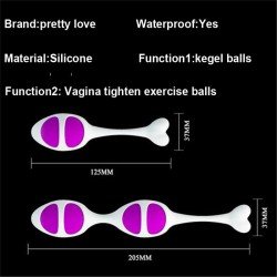 pretty love Kegel balls Vagina tighten exercise machine Clitoris stimulator Erotic toys for women Toys for couples Adult toy