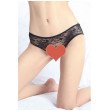 Sexy Black Crisscross Hip Lace Lady Panty