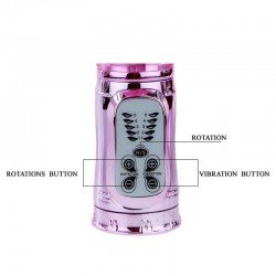 BAILE Dual Motors Rabbit Vibrators USB Rechargeable AV Rotation Beads Massager Stretch Thrusting Penis Sex Toys For Woman