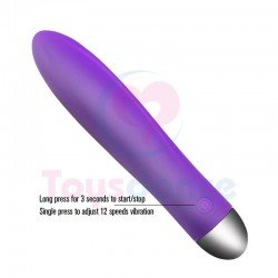 Toysdance Silicone G-spot Bullet Vibrator For Women USB Rechargeable Waterproof Vibrating Dildo Adult Sex Toy Anal Stimulati