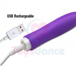 Toysdance Silicone G-spot Bullet Vibrator For Women USB Rechargeable Waterproof Vibrating Dildo Adult Sex Toy Anal Stimulati