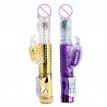 USB Rechargeable Multi Speed Rotating Thrusting Rabbit Vibrator Butterfly Clitoris Stimulator G-spot Dildo Massager Sex Toys