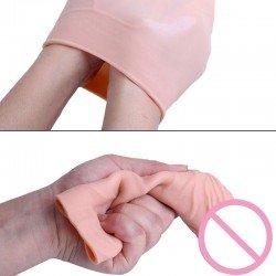 Toysdance Super Flexible Penis Sleeve For Men Adult Sex Toy Reusable Condom Increase Length And Thickness Realistic Cock Rin