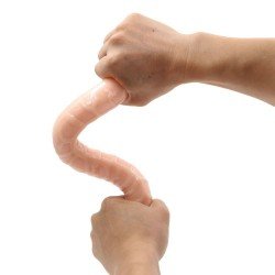 YEMA 2PCS/SET Mini Bullet Vibrator High Frequency Long Dildo Double Dong Realistic Feel Sex Toys for Women Adult Lesbian