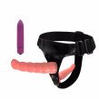 YEMA 2 PCS Double Dildos Strap on Harness Realistic High Frequency Bullet Vibrator Sex Toys For Woma