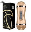 Rechargeable Realistic Oral Throat with Tongue Male Masturbator 36 modes Artificial Vagina Pocket P