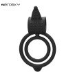 Zerosky Silicon Vibrating Cock Ring Penis ring vibratorCockringSex toys for menAdult Toy Dual