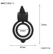 Zerosky Silicon Vibrating Cock Ring Penis ring vibratorCockringSex toys for menAdult Toy Dual