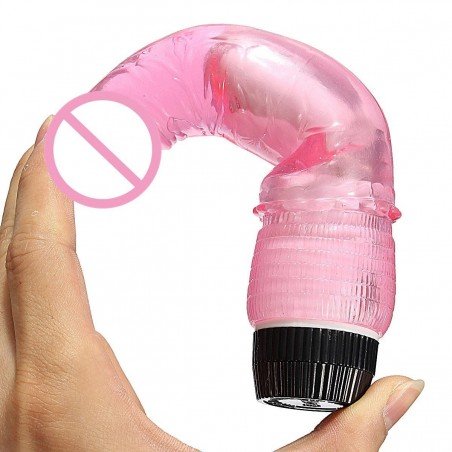 Crystal Multispeed Waterproof Realistic Dildo Vibrator Soft Jelly Powerful G-spot Masturbation Vibe
