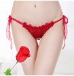 2017 New Women Sexy Lace Hollow G-String Open Crotch Thongs Sexy Costume Women Erotic Lingerie Lace 