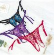 Women Sexy Panties Lace Embroidery Open Crotch Womens Briefs Panty Low-waist Plus Size Panties Linge Women Sexy Panties Lace Embroidery Open Crotch Womens Briefs Panty Low-waist Plus Size Panties Linge