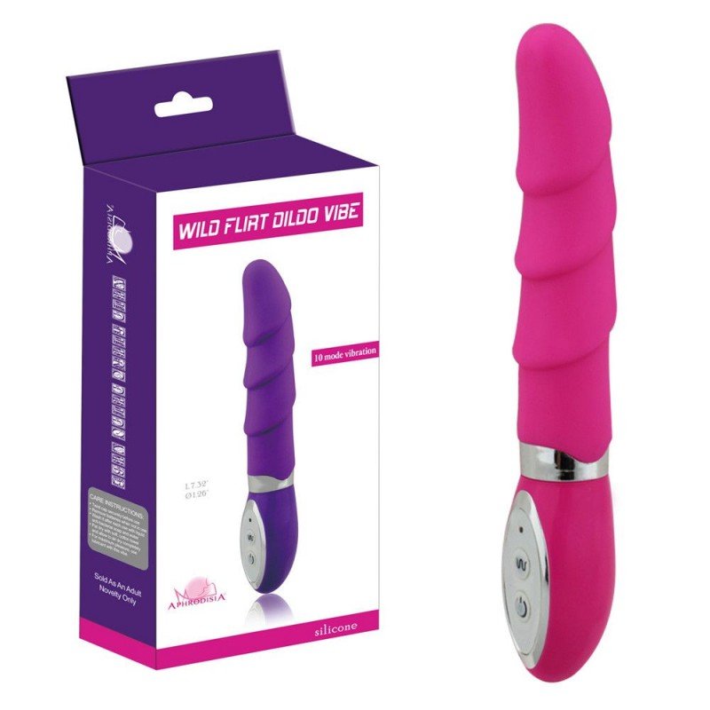 Aphrodisia Anal Sex Toys For Woman 10 Speed Thread G-spot Vibrator Silicone Waterproof Wand Massage