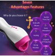 Meselo Oral Sex Masturbator For Man Heated 60 Mode Sucking Voice Interaction Real Vagina Pussy Suck
