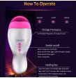 Meselo Oral Sex Masturbator For Man Heated 60 Mode Sucking Voice Interaction Real Vagina Pussy Suck