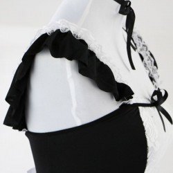 KLV Maid Uniform Cosplay Costumes Hot Lingerie Sexy Lace Chemise Erotic Lingerie Novelty Exotic Apparel Sets New