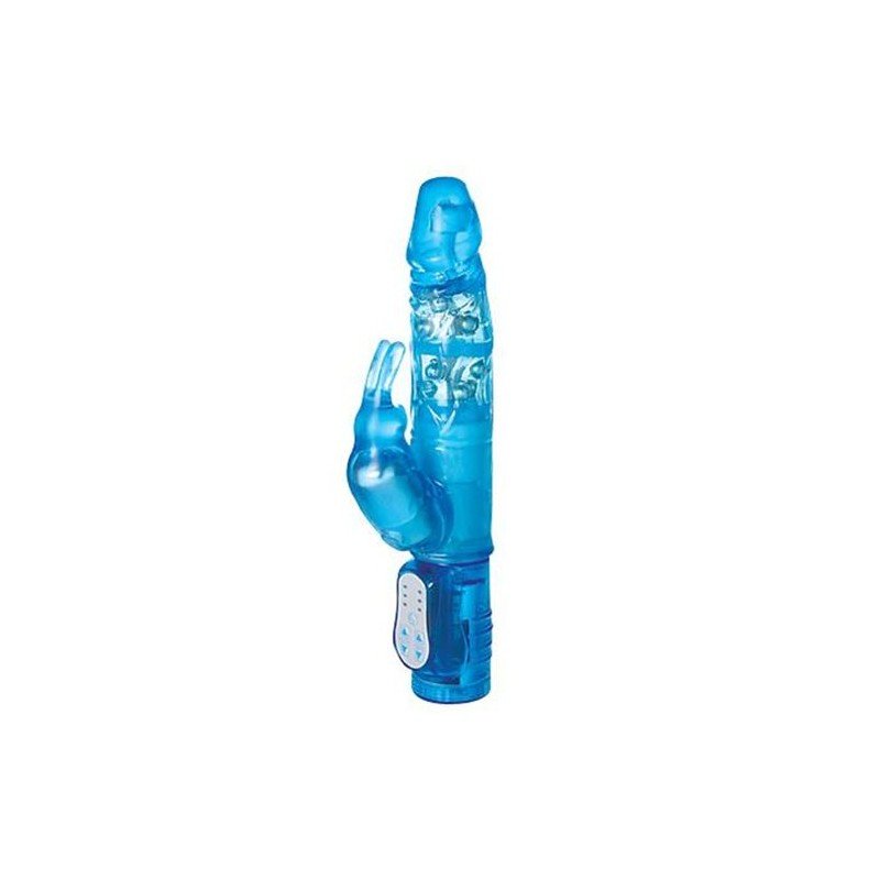 7 INCH TWIN TURBO SILICONE RABBIT WITH 2 DIRECTIONS OF ROTATION
