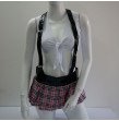 Pink Sexy School Girl Cheerleader Student Fancy Dress High Schoolgirl Uniform Wonder Women Cosplay C