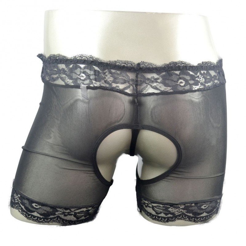 Sexy Underwear Male Boxers Lace Comfortable Backless Pants Mens Underwear Mens Boxer Ropa Interior H