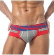 ORLVS Brand Underwear Men Male Sexy Briefs Cotton Fabric Hollow Design Men Underwear Briefs Men Unde