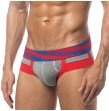 ORLVS Brand Underwear Men Male Sexy Briefs Cotton Fabric Hollow Design Men Underwear Briefs Men Unde