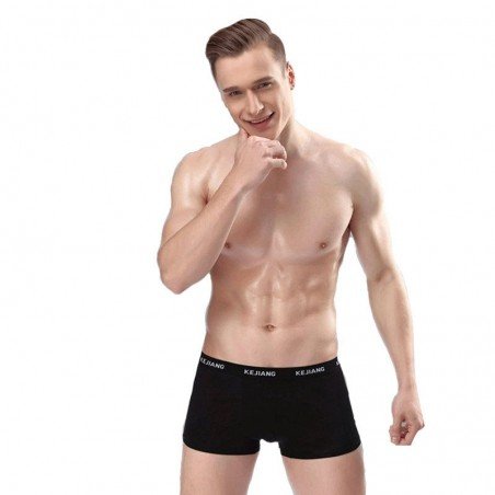 Sexy Men Boxer Soft Breathable Underwear Male Comfortable Solid Panties Underpants Cueca Boxershorts