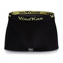 Antibacterial Breathable Boxers Plus Size Mens Magnetical Therapy U-shaped Convex Pouch Underpants Underwear For Mens