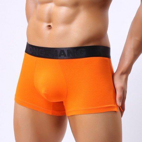 Sexy Men Cotton U Convex Pouch Boxers Breathable Comfortable Underwear Patchwork Jockstrap Organic N