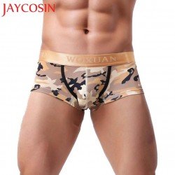 Boxershorts Fashion Mens Shorts Soft Underwear Bulge Pouch Camouflage print male Uderpants D