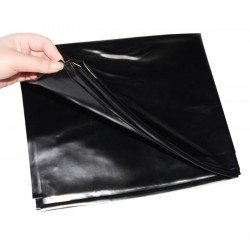 122*200cm Black PVC Bed Sheet Sexy Waterproof Bedding Game Outdoor Field Sheets Product for Couples