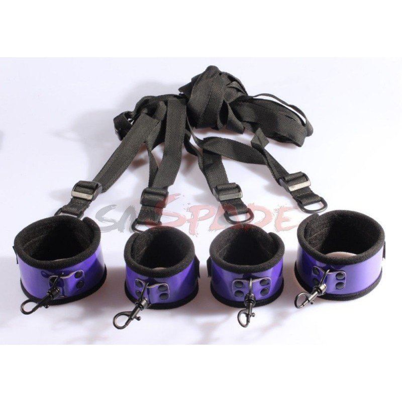 Smspade PVC underbed restriants systemsex restraints for beginners couples adult sex restraints sy