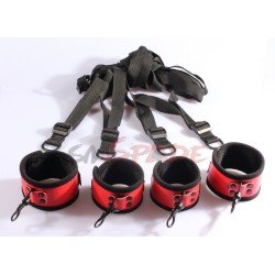 Smspade PVC underbed restriants systemsex restraints for beginners couples adult sex restraints sy