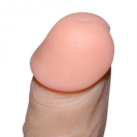 Vibrating Realistic Cock - 7 inch With Scrotum Big penis vibrator