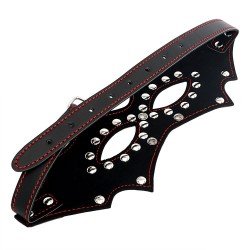 IKOKY Sex Eye Mask Slave with Rivets Sex Toys for Couple Fetish Party Adult Games Flirt Erotic Toys SM Bondage PU Leather
