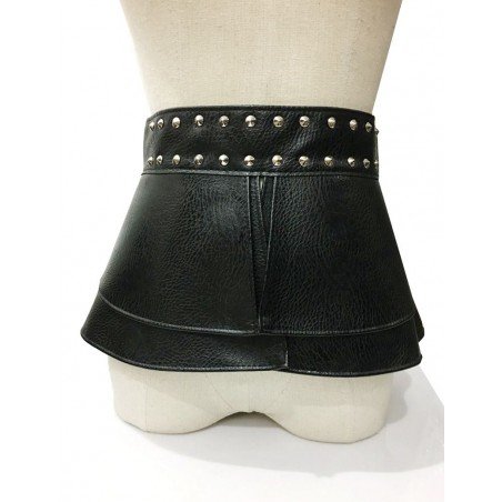 2017 new Punk Gothic Fetish Women Girl Leather Harness Body Bondage Cage Frame Waist Belt Hip Straps