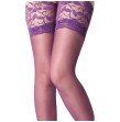 High Quality Women Ladies Sexy Lace Floral  Top Silicone Band Stay Up Thigh High Stockings Pantyhose