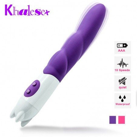 Khalesex 10 Speeds Quiet Dildo Anal Vibrator for Women G Spot Magic Wand Vibration Adult Sex Toys for Woman Masturbator Sex