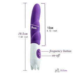 Khalesex 10 Speeds Quiet Dildo Anal Vibrator for Women G Spot Magic Wand Vibration Adult Sex Toys fo