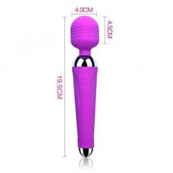 10 Speed AV Magic Wand Vibrate USB Rechargeable Cordless Full Body Personal Vibrator Massage Sex Toys for Woman