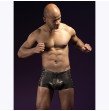 New Men Faux Leather Boxer Black Sex Gay Zipper String Jockstrap Bandage Panties Lingerie Sexy Hot E