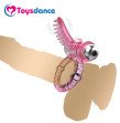 Toysdance Flexible Penis Ring With Soft Clitoral Stimulation Tongue 10 Speed Bullet Vibrator Time De