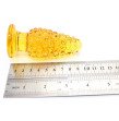 Toys-dance  Yellow Pineapple Glass Butt Plug Erotic Sex Products For Women Strong Stimulation