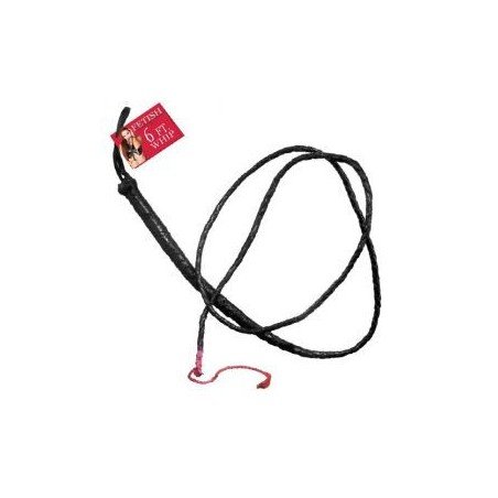 Fetish Fantasy 6ft Black  Whip