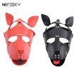 S & M Exotic BDSM Sex Toys PU Leather Hood Mask Headgear Dog Bondage Slave In Adult Games For Coup
