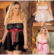 Sexy Lingerie Nightwear Underwear Lady Sleepwear Babydoll Dress Plus Size M-4XL