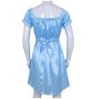 Mens Sexy Costumes Lingerie Babydoll Shiny Soft Satin Crossdress Male with Sash Sissy Underwe