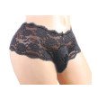 Plus Size Black Sexy Lingerie Lace Men Briefs Night Club DS Costume See Through Exotic pant