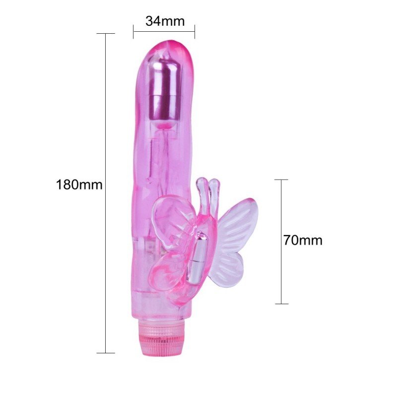 APHRODISIA Vibrator Massager Sex Toys for Woman Crystal Jelly Butterfly Double Vibration Multi Speed APHRODISIA Vibrator Massager Sex Toys for Woman Crystal Jelly Butterfly Double Vibration Multi Speed