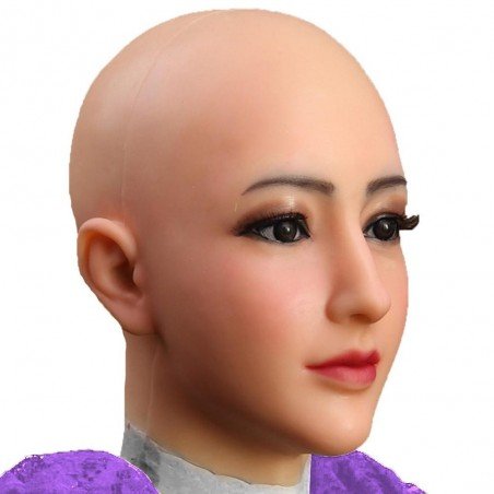 Crossdressing Transgender Soft Silicone Head Mask Face for Crossdresser Transvestite Halloween Cosplay Male to Female