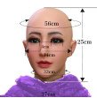 Dokier Crossdressing Transgender Soft Silicone Head Mask Face for Crossdresser Transvestite Hallowee Dokier Crossdressing Transgender Soft Silicone Head Mask Face for Crossdresser Transvestite Hallowee